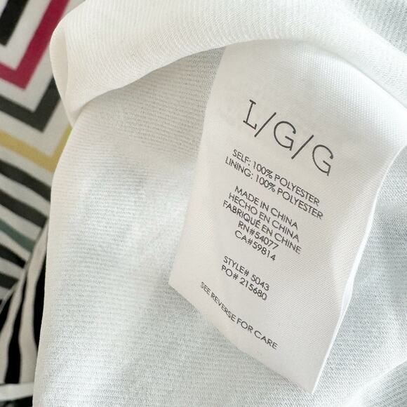 Cabi Womens Linea Cami Tank Top Chevron Striped Adjustable Straps #5043 Small - Picture 4 of 6